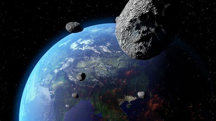 asteroids skimming past Earth