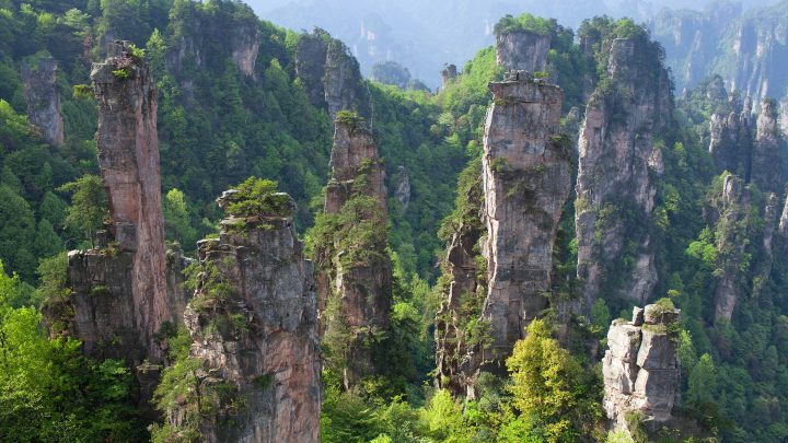 Floating Mountains in China