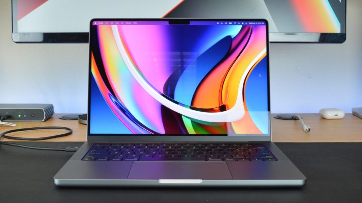 Apple MacBook Pro 2021 laptop featuring an Apple M1-series CPU