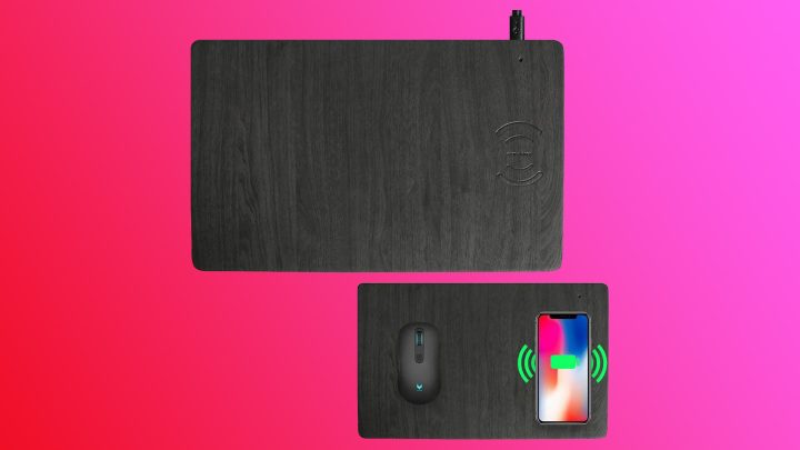 JCREN Fast Wireless Charger Mouse Pad