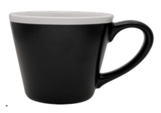 Moderne Glass Company coffee cup recall: Image of faulty product.
