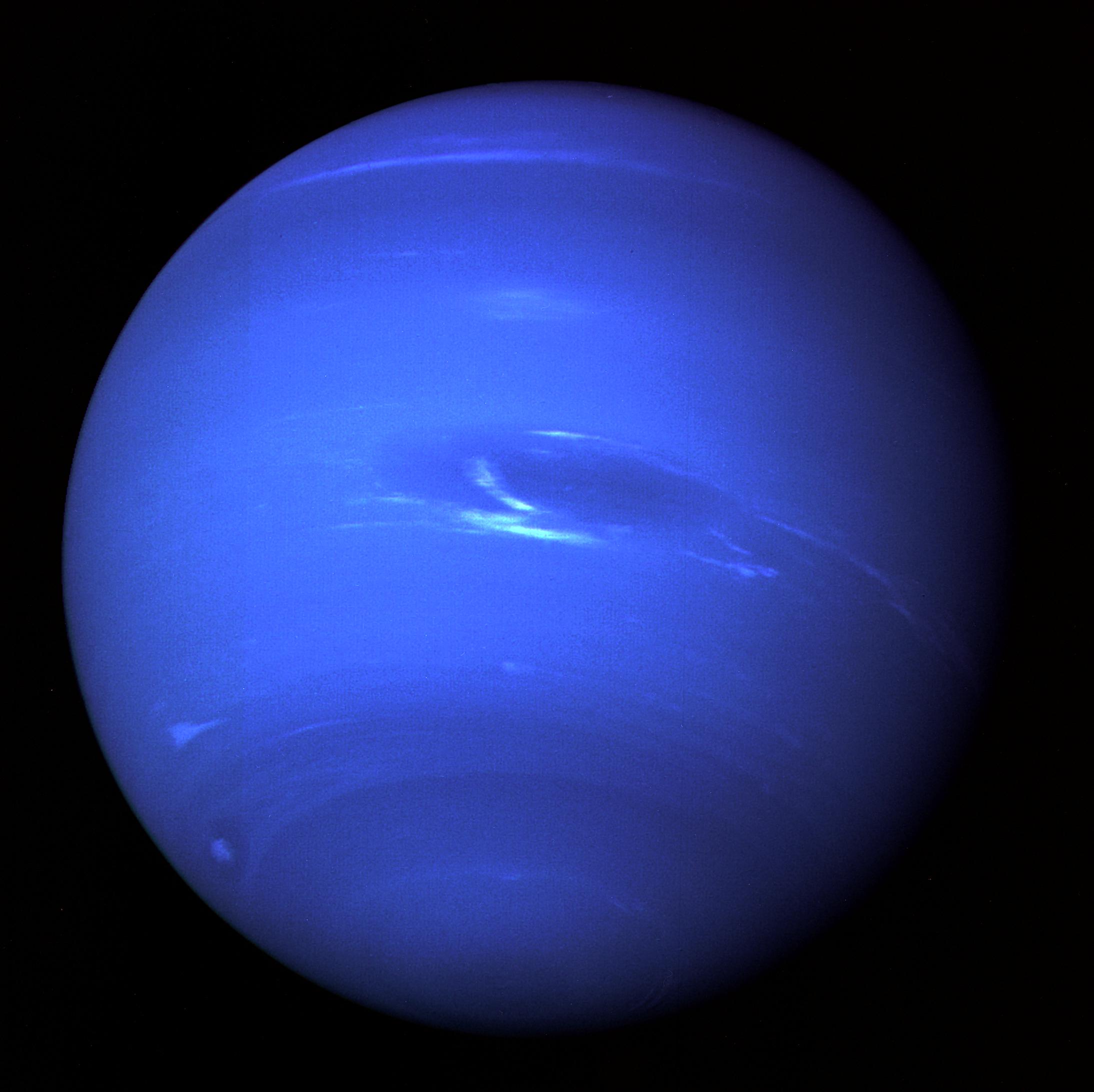 Neptune, as captured by Voyager 2 space probe