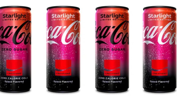 screenshot of new Coca Cola Starlight flavor