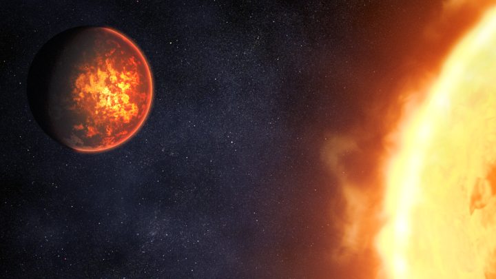 illustration of super-earth planet 55 Cancri e
