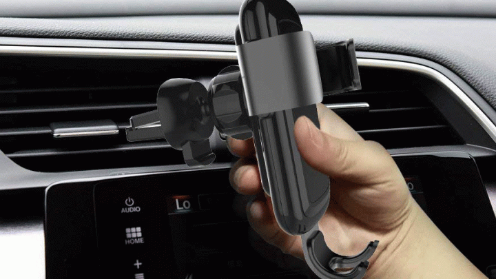 Smartphone Car Mount With Wireless Charging