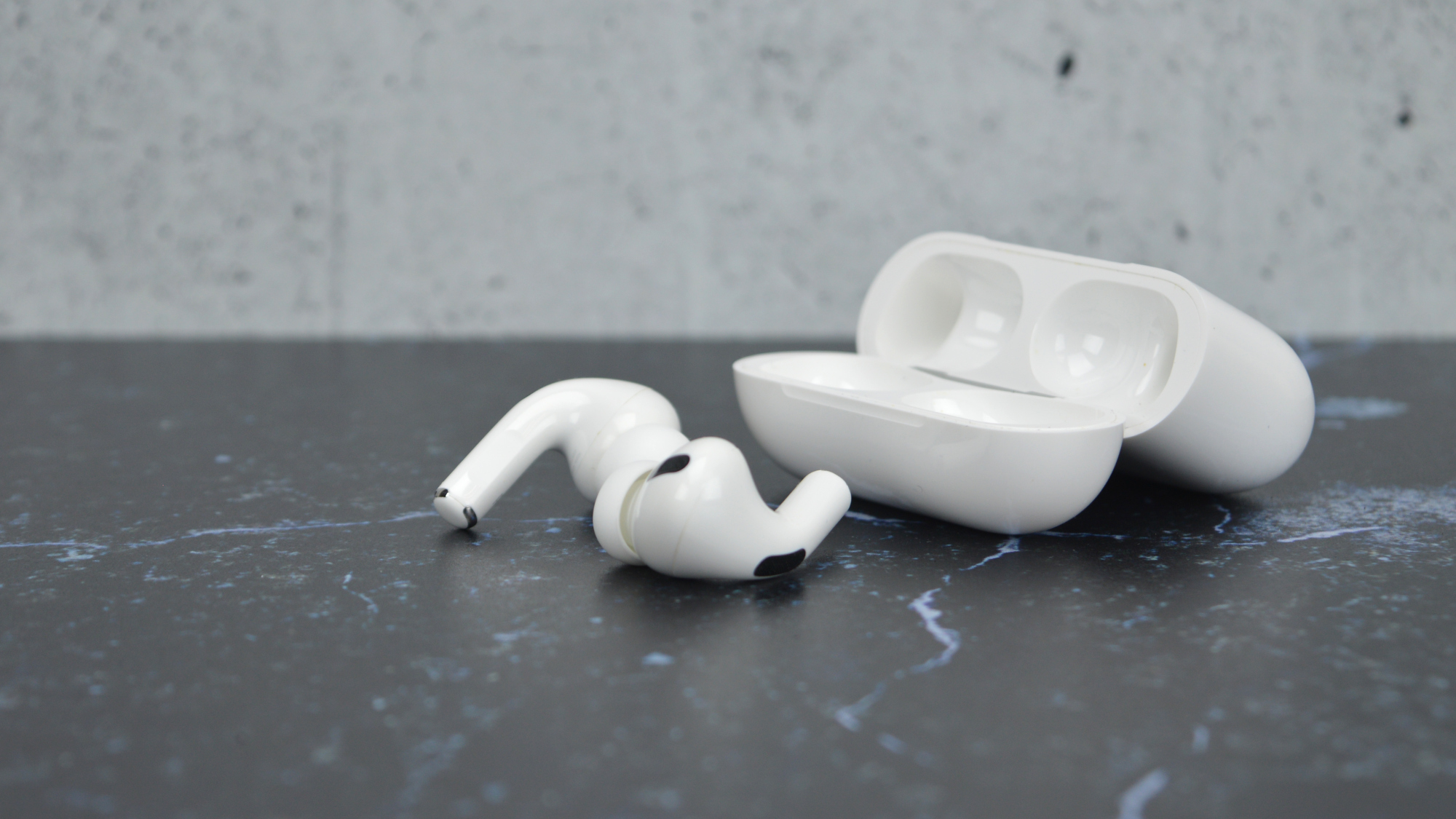 Apple's AirPods Pro on a table