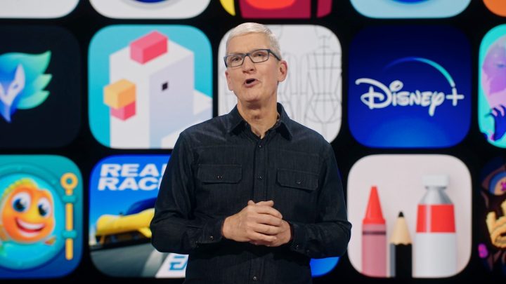 Apple CEO Tim Cook at WWDC 2021