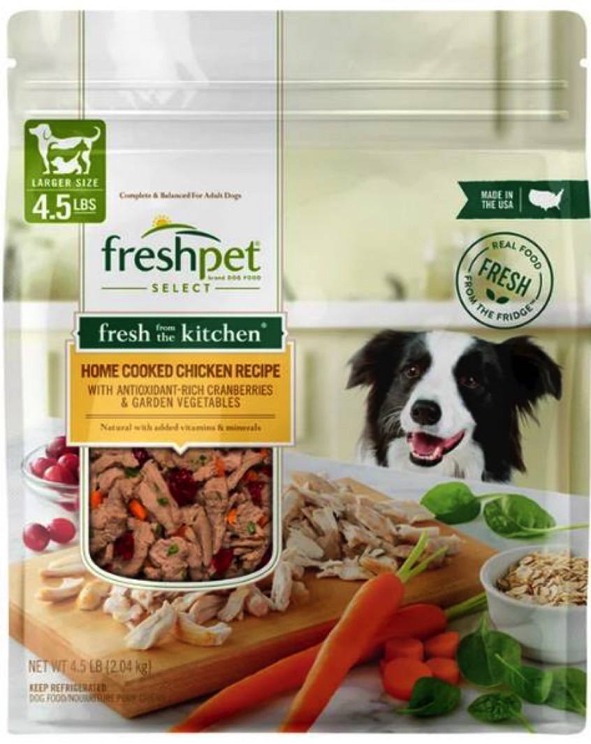 Freshpet pet food recall: Package design (front).