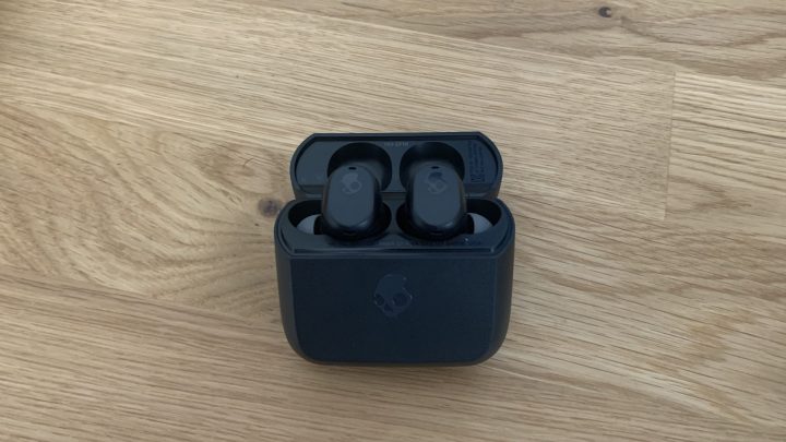 How the earbuds look in the case