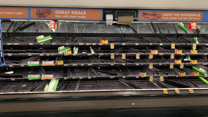 supply chain issues empty shelves